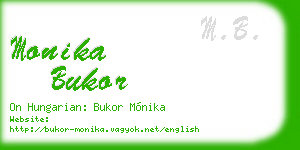monika bukor business card